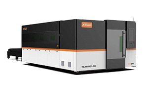 High-production fiber laser cutting machine for heavy-duty fabrication