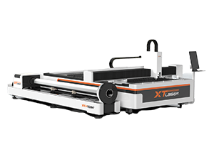 Fiber laser cutting machine for flat sheet and tube metal cutting