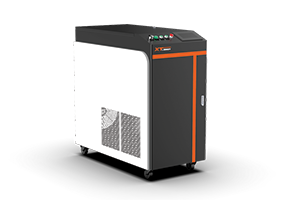 Compact fiber laser welding machine for precision metal joining