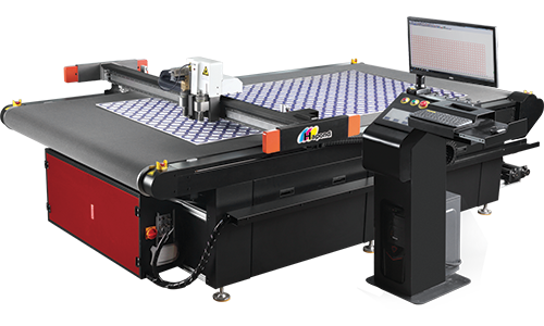 Digital cutting machine for rigid board finishing