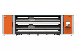 Double-sided UV roll-to-roll inkjet printer for high-volume production printing