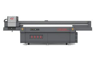 High-speed flatbed inkjet printer for rigid material printing